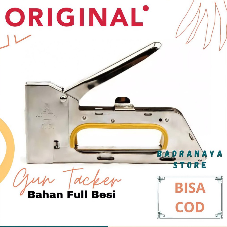

KODE G3O2 Stapler Tembak Cekrekan Pengokot Hekter Gun Tacker Staples Sofa Staples Jok Stepler Motor