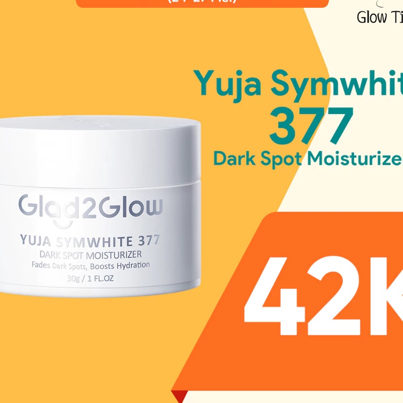 KP8 Ready Stock BPOM Glad2Glow Yuja Symwhite 377 Dark Spot Moisturizer 3g Pelembab Pemutih Pelembab 