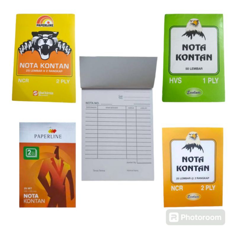 

Nota Kontan Kecil / Buku Nota 1ply 2ply / Buku Nota Murah / nlshop