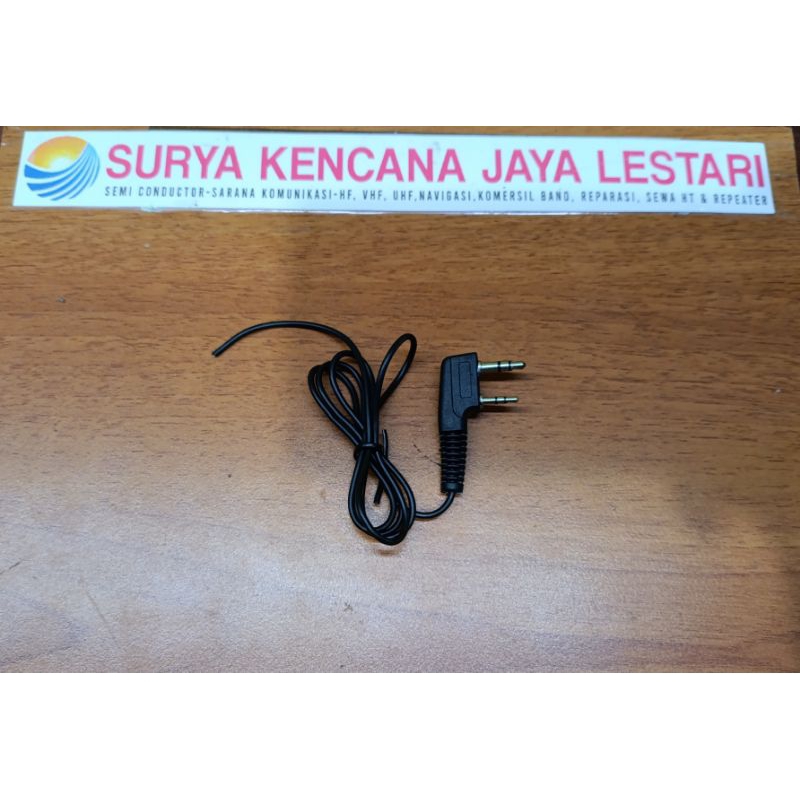 JACK 3.5MM DAN 2.5MM ISI KABEL UNTUK HEADSET EARSET EXTRAMIC soket earset PTT untuk HT CHINA TIPE K 