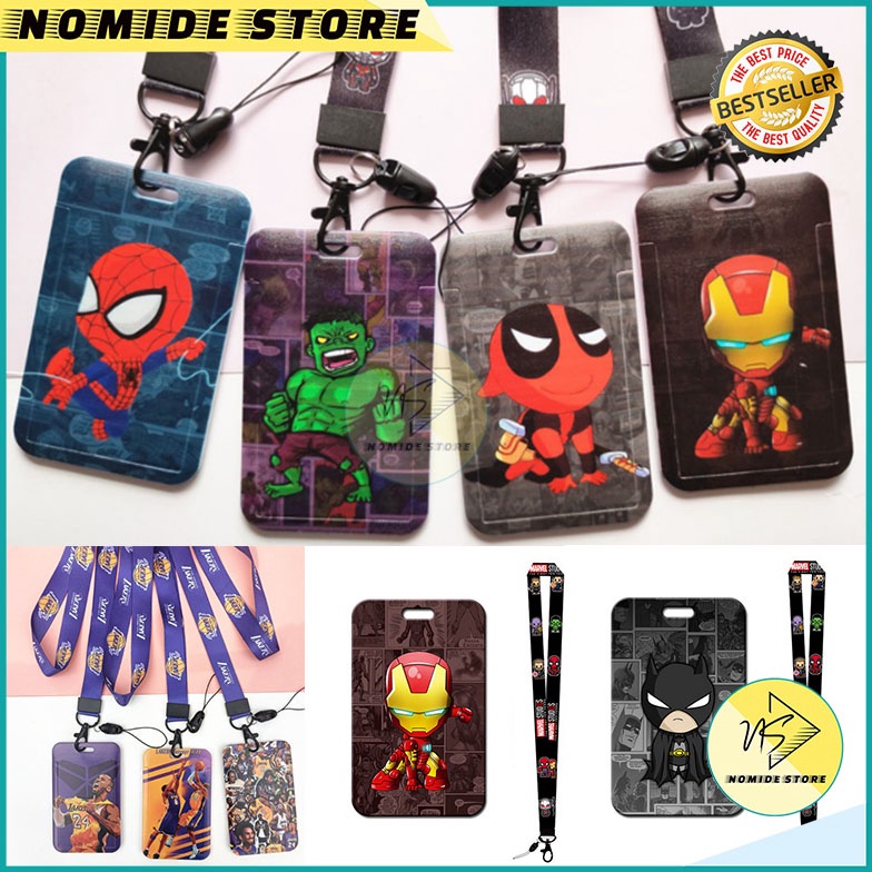 

BRAND Name Tag Id Card Holder Korea Motif Kartun Hardcase Aksesoris Tempat Kartu Identitas kualitas bahan tebal GTG