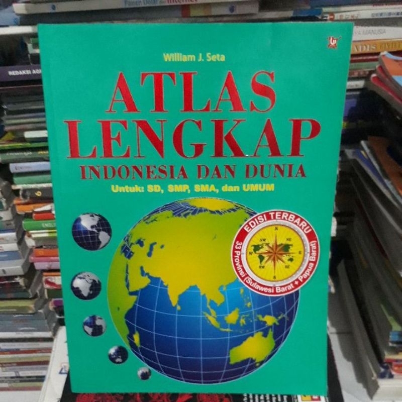 ATLAS LENGKAP INDONESIA DAN DUNIA - BESAR