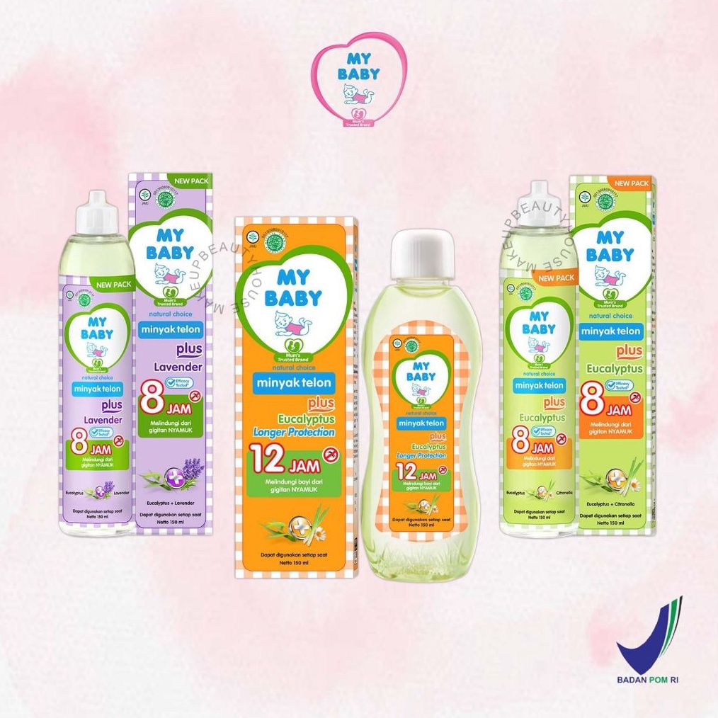 

NEWPRODUCT MY BABY Minyak Telon Plus Eucalyptus Lavender Longer Protection Minyak Pijat Bayi Anti Nyamuk