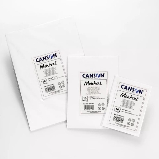 

PALING LARIS Watercolor Paper Canson A6 A5 A4 2 gsm