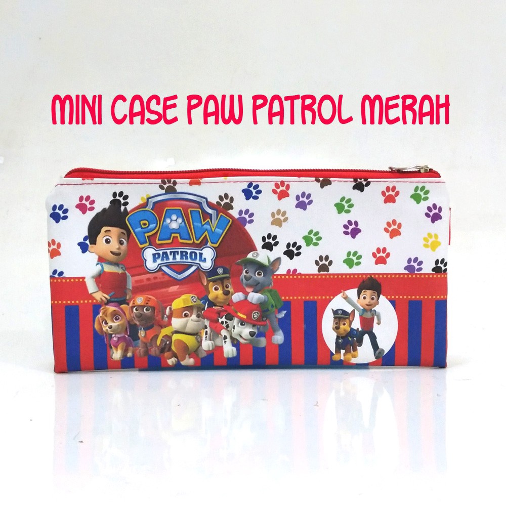 

BARANG ORIGINAL Mini Case Character Paw Patrol Merah Pencil Case Stationary Organizer Tempat Penyimpanan Alat Tulis