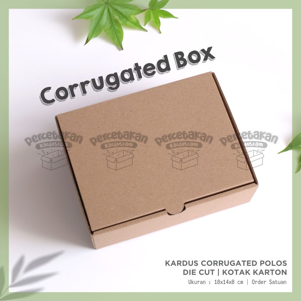 

Kardus Corrugated 18x14x8 CM | Die Cut | Kotak Karton | Box Packing Souvenir Pizza