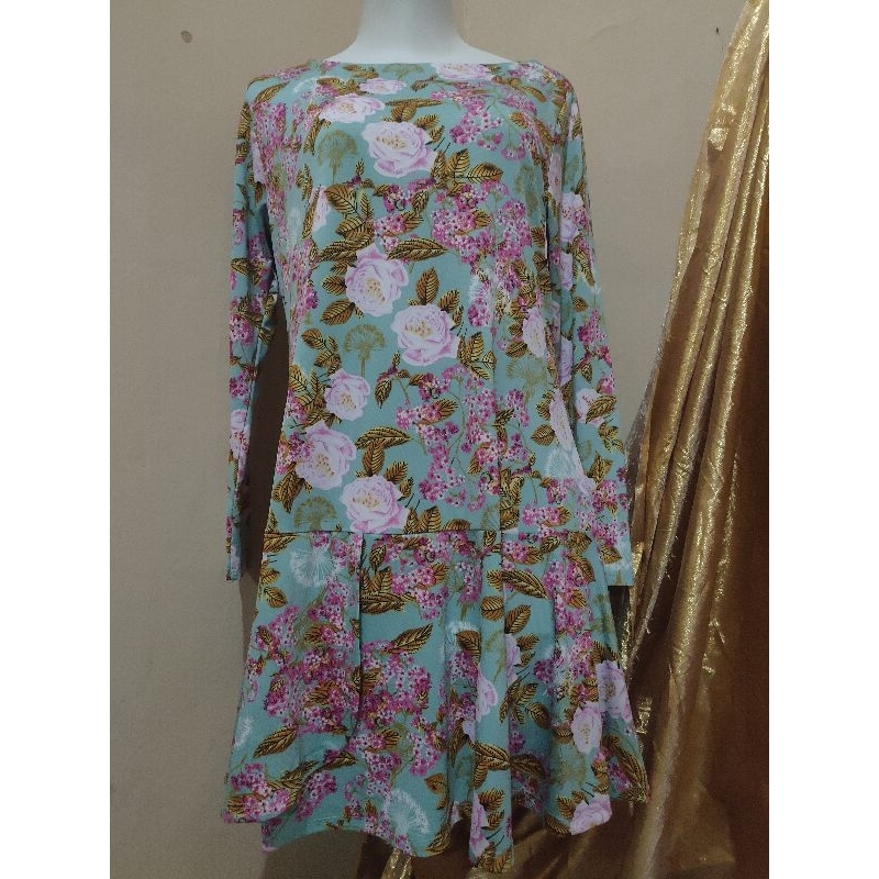 dress babydoll bunga