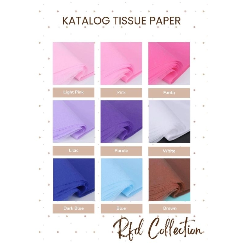 

Kertas Tissue Cotton Flower Wrapping