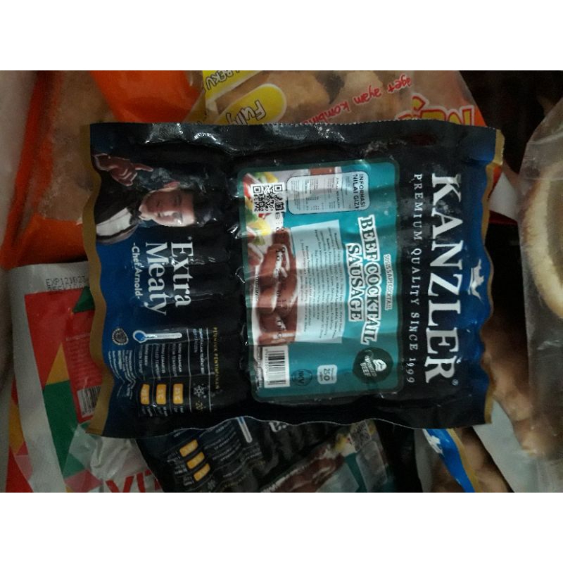

sosis sapi cocktail kanzler 250 gram