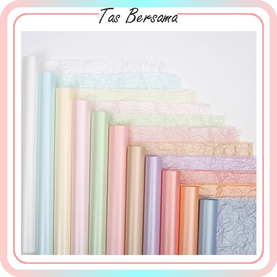 

Kertas Bunga Pearl Sydney Flower Wrapping Pearl Paper Sydney Korean Wrapping Cellophane KB6255