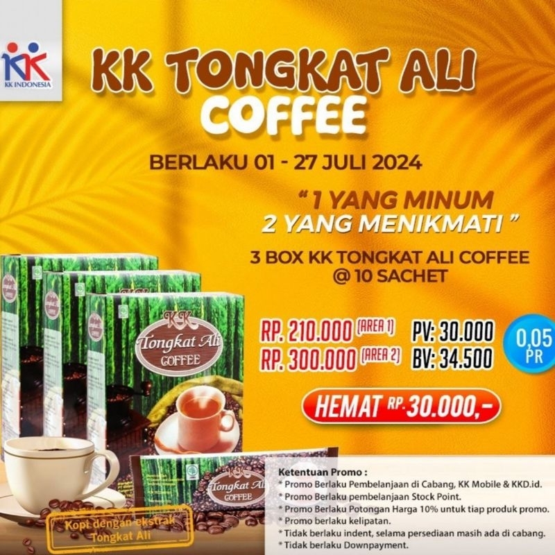 

Promo 3 Box Kopi Tongkat Ali Coffe Meningkatkan Stamina Gairah Pasutri Anti Ngantuk Tambah Joss Bikin Nagih