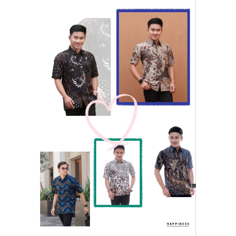 BATIK HEM/LENGAN PENDEK PRIA DEWASA REMAJA