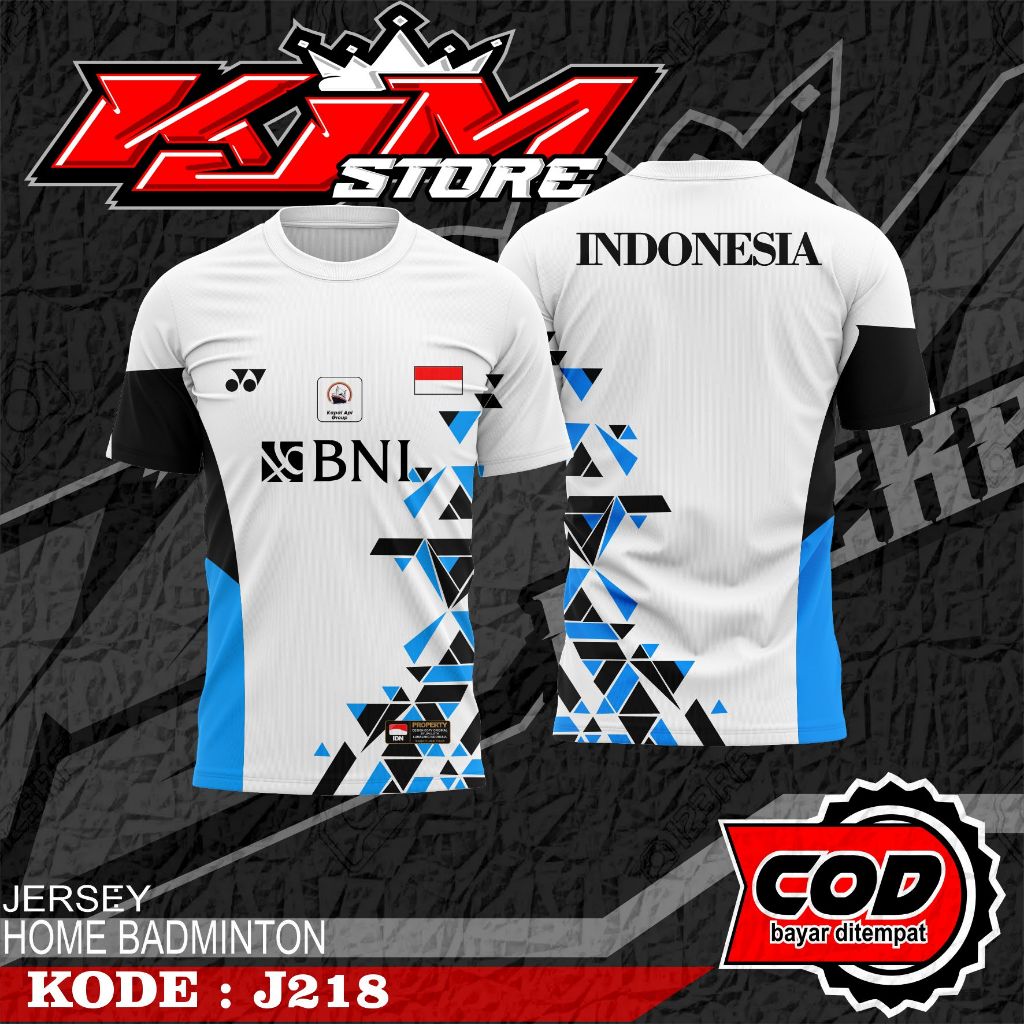 Jersey Premium | Jersey Badminton | Jersey Bulu Tangkis | Jersey Badminton BNI | Jersey Bulu Tangkis