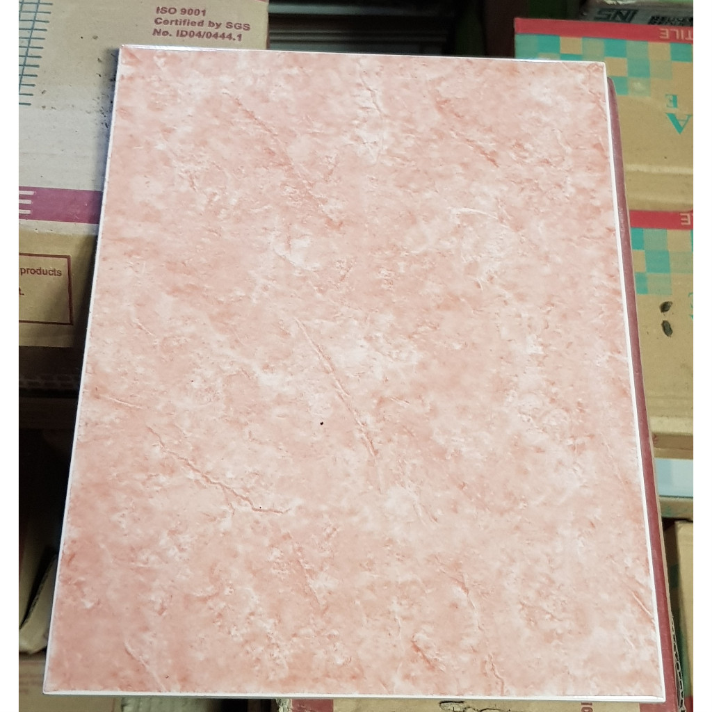 RIVEIRA PINK UK.20X25 RIVERA PINK GLOSSY MOTIF LANTAI DINDING KERAMIK