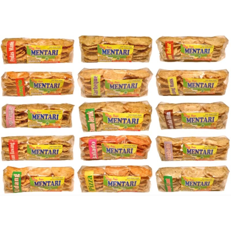 

KRIPIK TEMPE MERK MENTARI 120gr