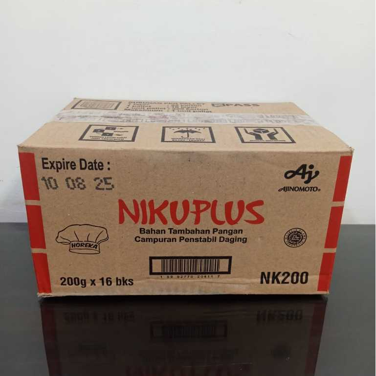 

Nikuplus pengempuk Daging Nikuplus Ajinomoto / Karton 200 gr x 16 bks