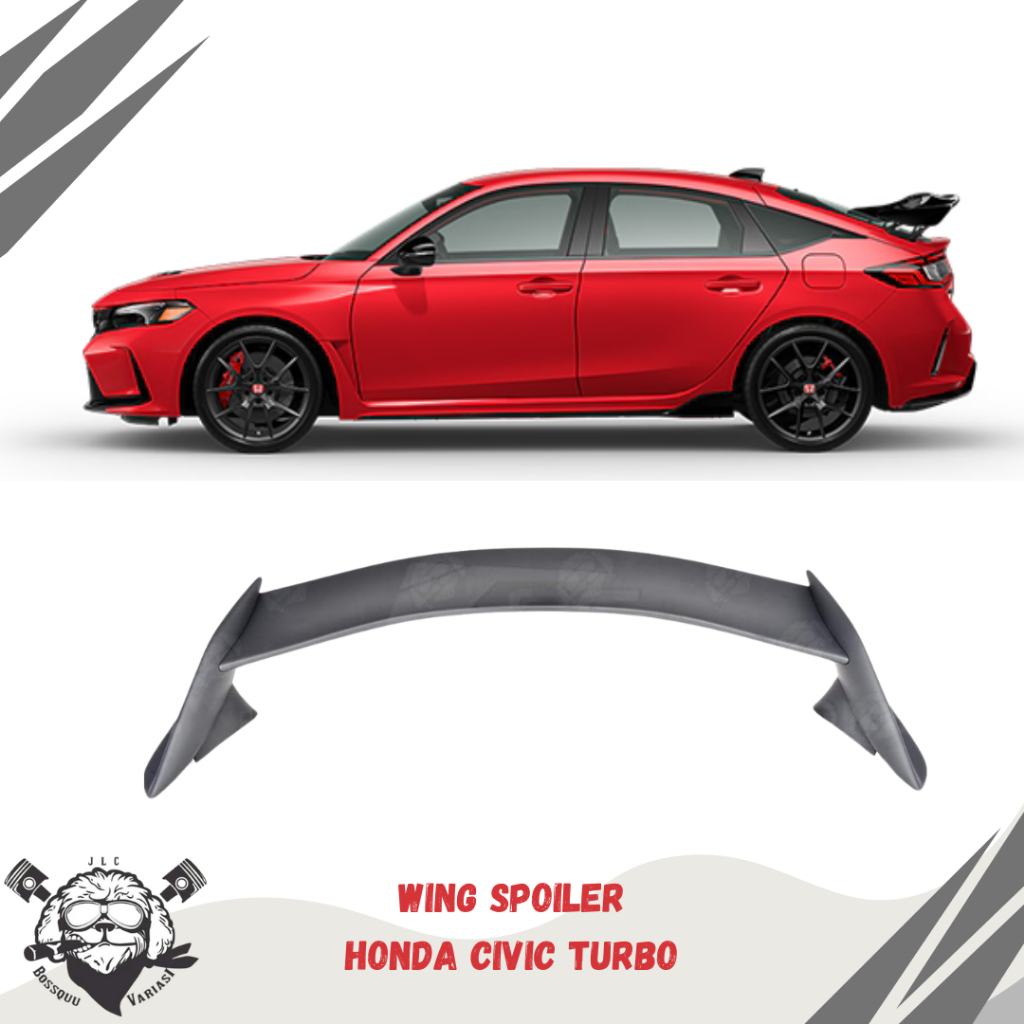 Wing Spoiler Honda Civic Turbo - ABS Injection
