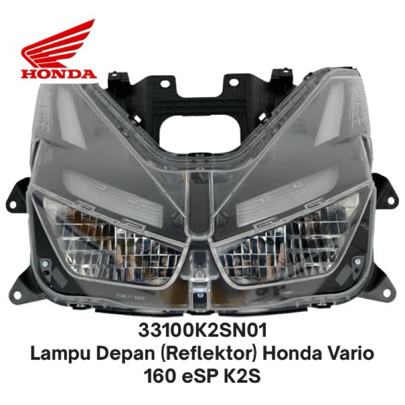 33100k2SN01 Lampu Depan (Reflektor) Honda Vario 160 eSP K2S