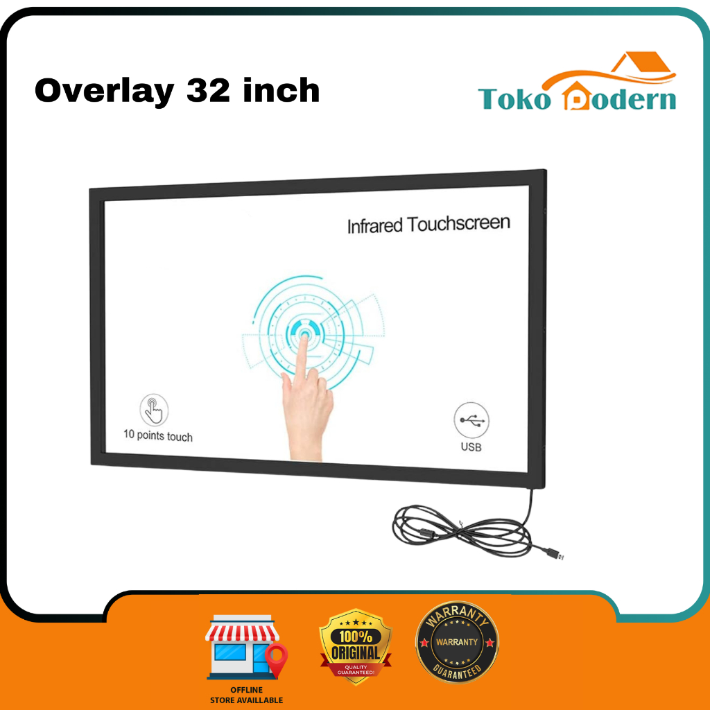 INSIGHT Touch Screen IR Overlay Panel / Panel Infrared Layar Sentuh Ukuran 32 Inch