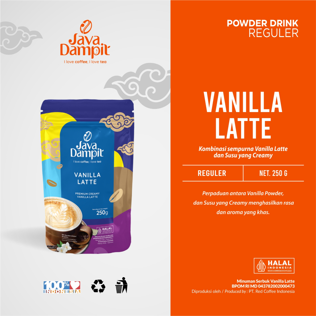 

BUBUK VANILLA LATTE POWDER DRINK 250g - 100g