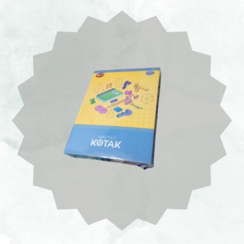 

Buku Tulis Kotak 1 pack Isi 10 Buku (38 Lembar) Sidu