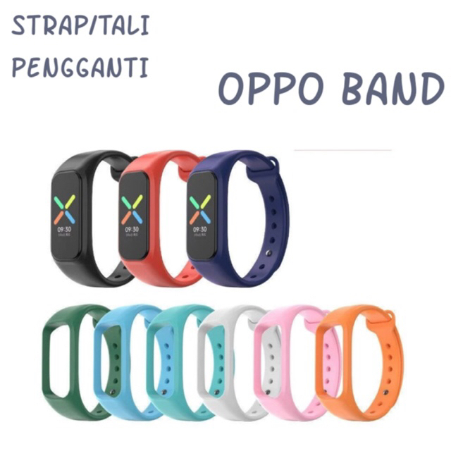 COD ✅ Tali Oppo Band  Strap Karet Silicon Replacement Smartband OPPO Band Premium tali jam tangan pi