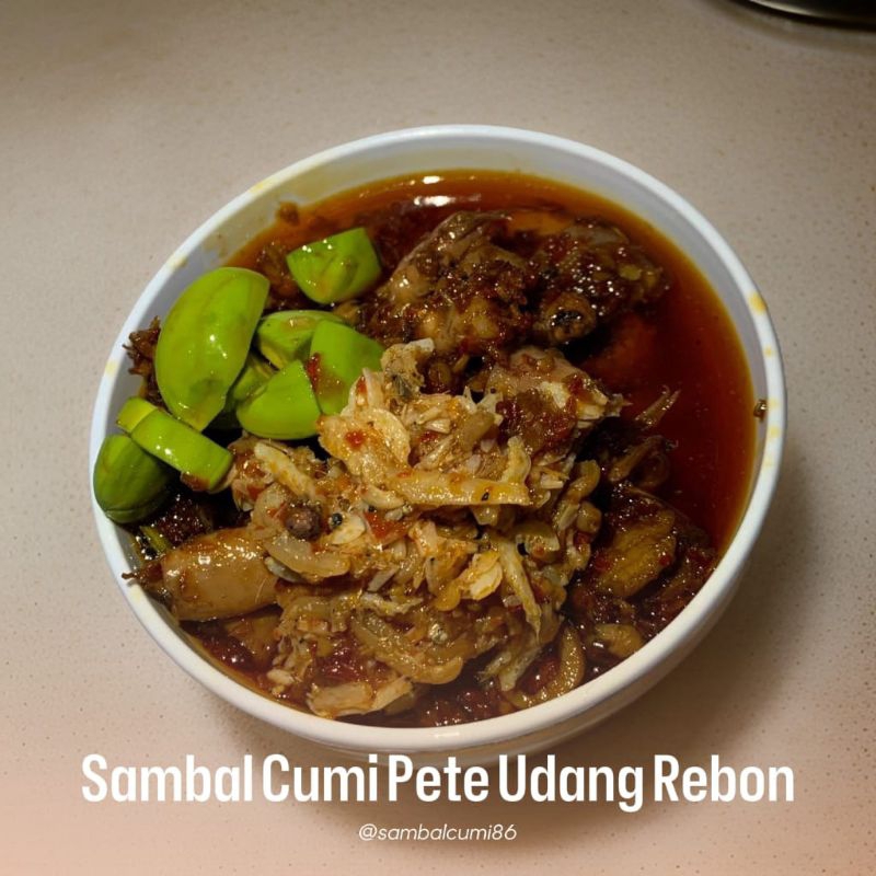 

sambal cumi 86, sambal cumi pete udang rebon