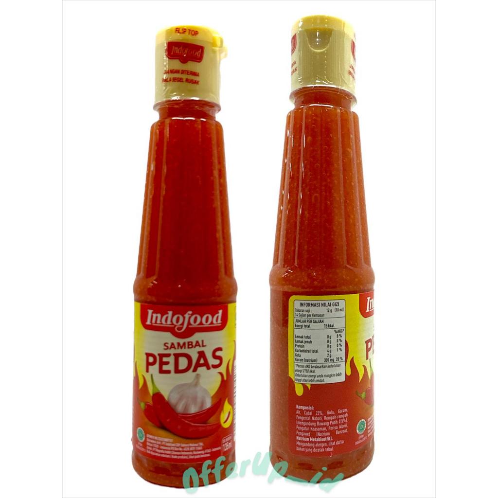 

Sambal Indofood Pedas botol 135 ml