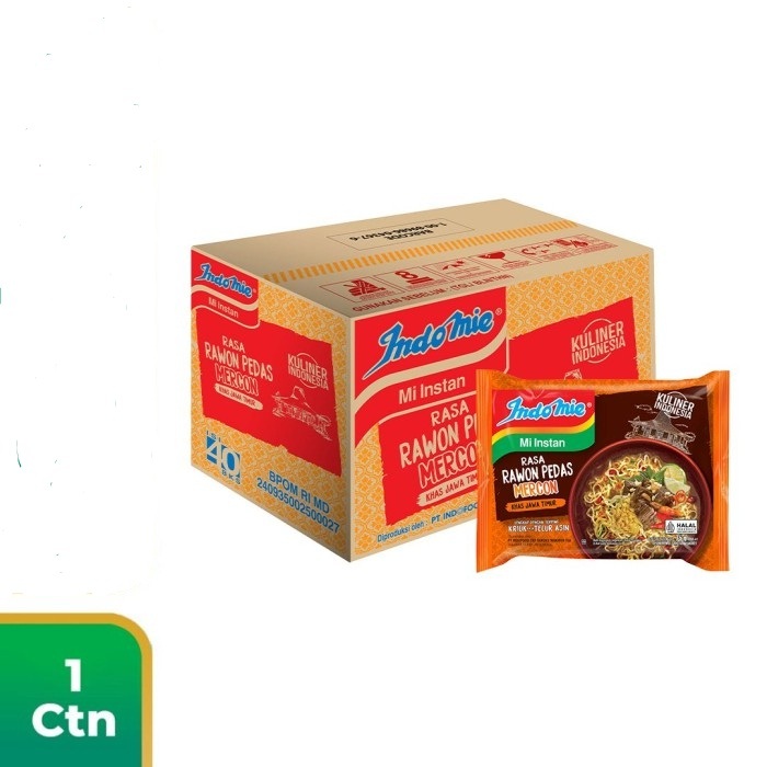

INDOMIE KUAH RAWON PEDAS MERCON DUS ISI 40PCS
