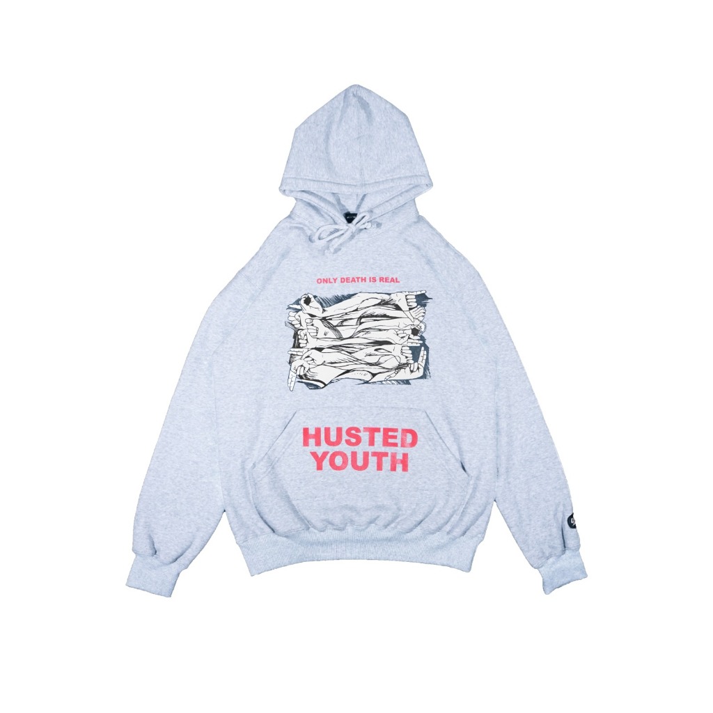 HUSTED HOODIE SPUKS GREY