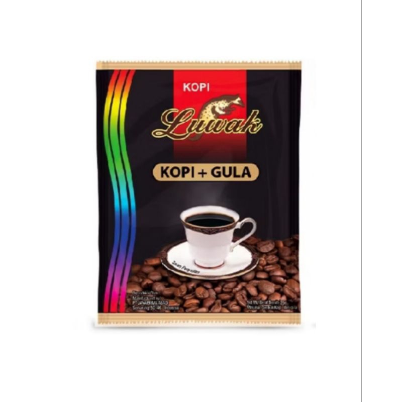 

Luwak Kopi Hitam + Gula 6+2 X 23gr