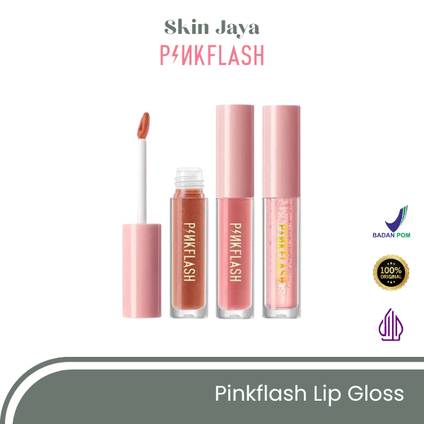 PINKFLASH LipGloss OhMyGloss Original Lip Gloss Pelembab Bibir BPOM