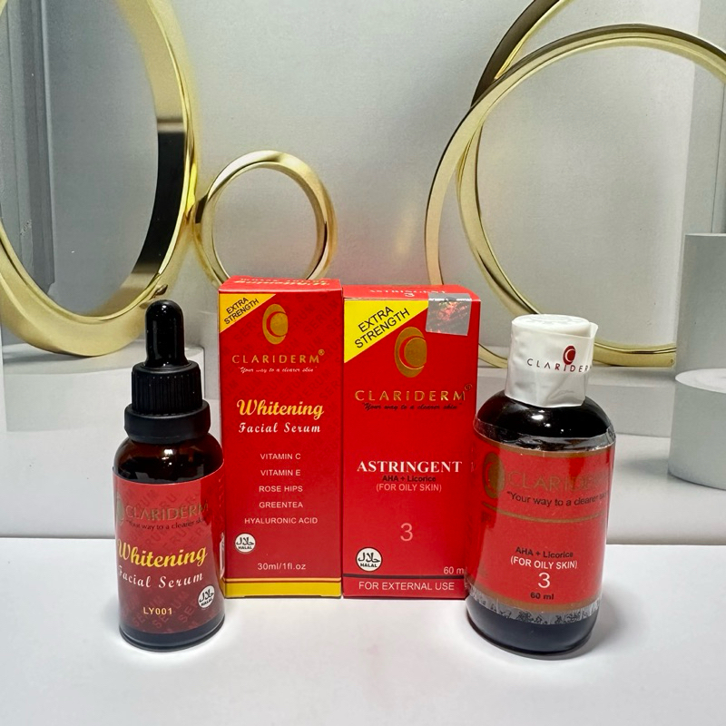 ( Paket ) Serum Clariderm & Toner Clariderm