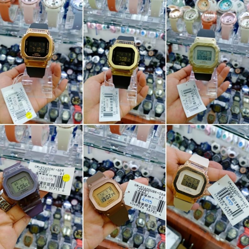 Jam Tangan Pria G Shock  GM S5600UBR 1DR Original  // GM S5600UPG 1DR // GM S5600MF 1DR // GM S5600B