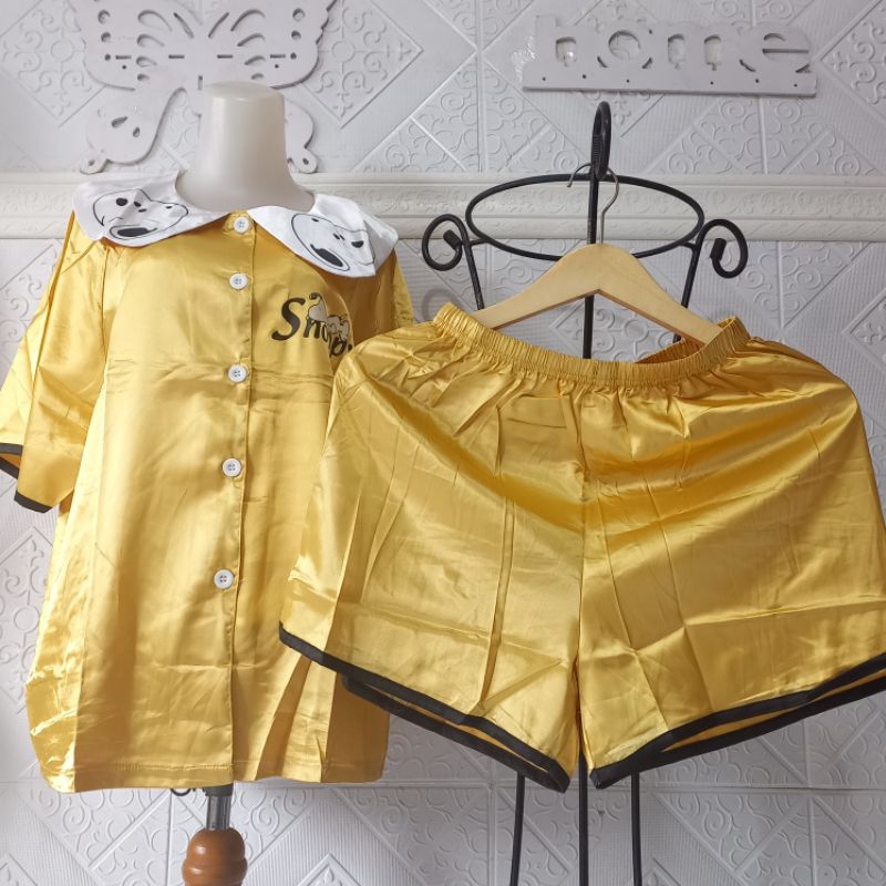 Setelan wanita Hotpen satin impor/Setelan satin/Baju santai Premium