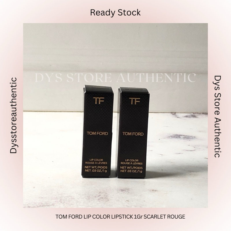 READY STOCK TOM FORD LIPSTICK MINI SCARLET ROUGE