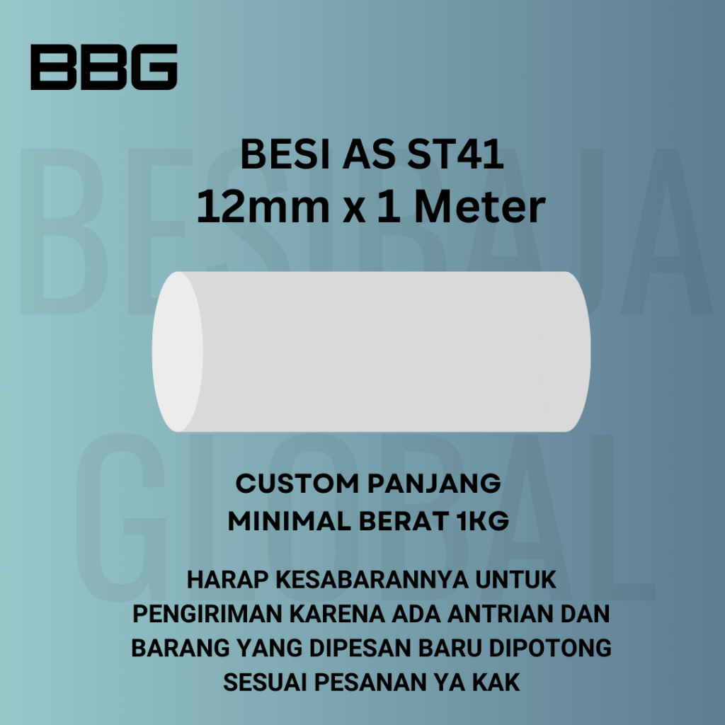 BESI AS ST41 DIAMETER 12mm x 1M