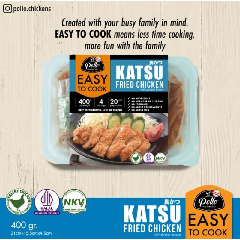 

Easy To Cook - Pollo Ayam Katsu Fried Chicken 400gr