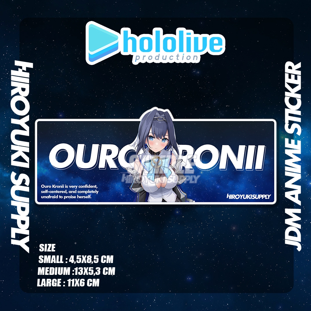 Sticker Ouro Kronii Hololive EN Slap Sticker