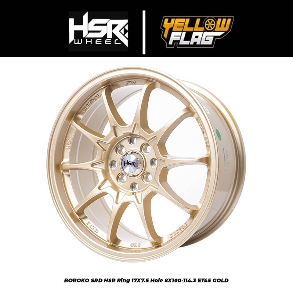 velg hdr whell ring 17 promo velg mobil ring 17 type hsr boroko srd pcd 4x100-114