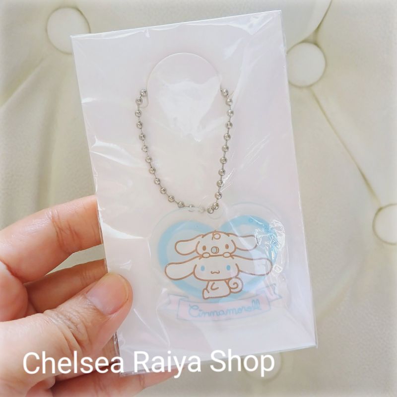 Gantungan Kunci Tas Akrilik Keychain Ganci Sanrio Cinnamoroll and Milk  Cinamorol Cinamoroll Cinnamo