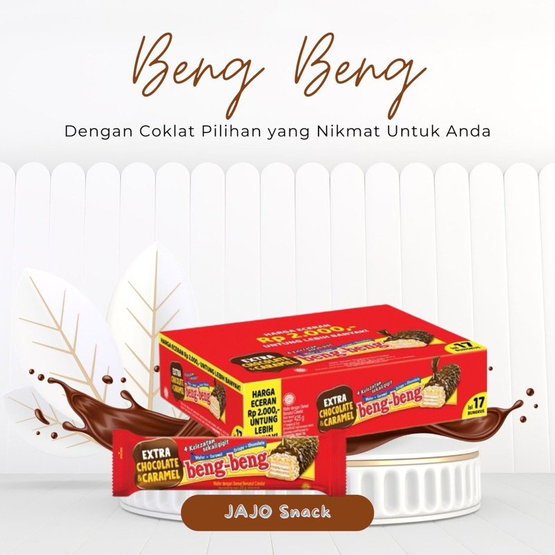 

Beng-Beng Wafer Caramel Crispy / Beng-Beng Coklat 1 pak