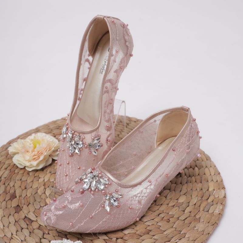 Syhafira Issabel sepatu wanita wedding shoes heels  lancip 3 cm