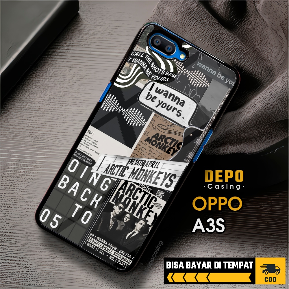 Case Oppo A3S Casing Oppo A3S Casing Depo Casing [BLCK] Case Glossy Case Aesthetic Custom Case Anime