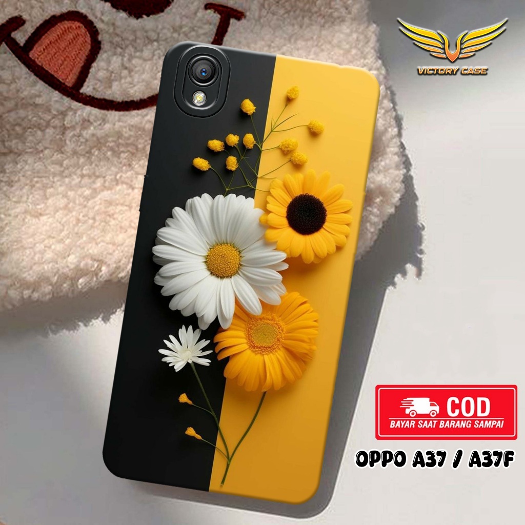 New Bunga Case - Softcase Oppo A37 / A37F Terbaru - Case Hp Oppo A37 / A37F - Casing Oppo A37 / A37F