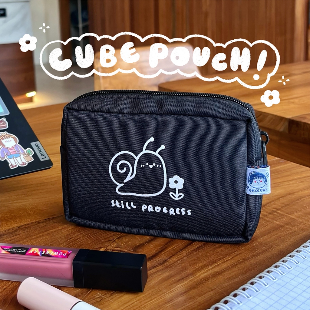 

ENCEEN Cube Pouch / Dompet Kotak Mini / Storage Multifungsi Handmade