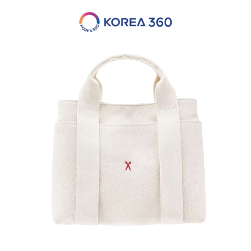 JOSEPH AND STACEY STACEY DAYTRIP TOTE CANVAS S - IVORY