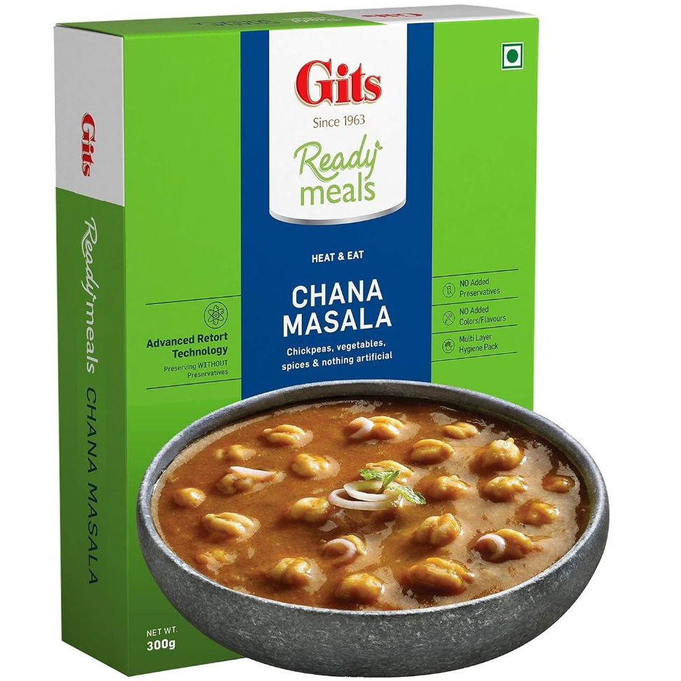 

GITS READY MEALS CHANA MASALA 300G / Heat and Eat Indian Meal