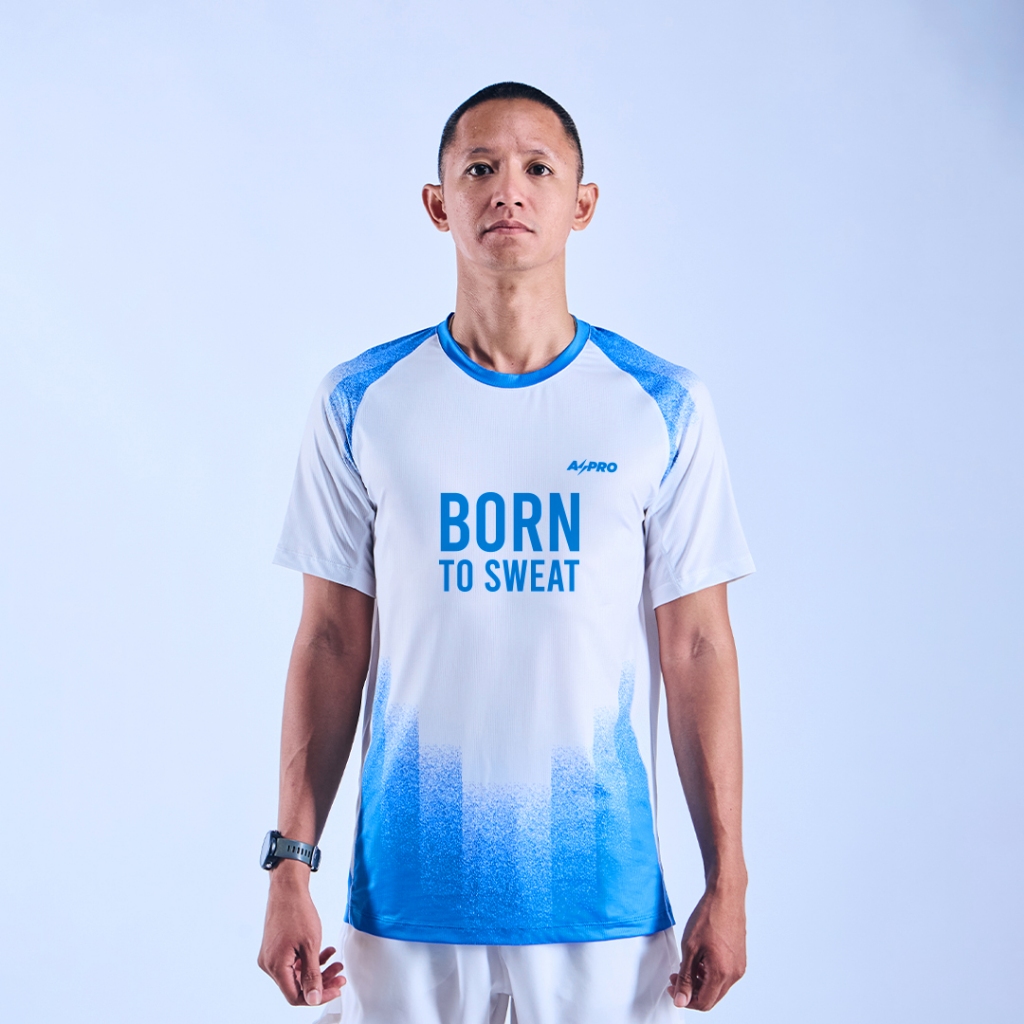 PSRI 11 x ASPRO BORN TO SWEAT Raglan Short Sleeve Tee