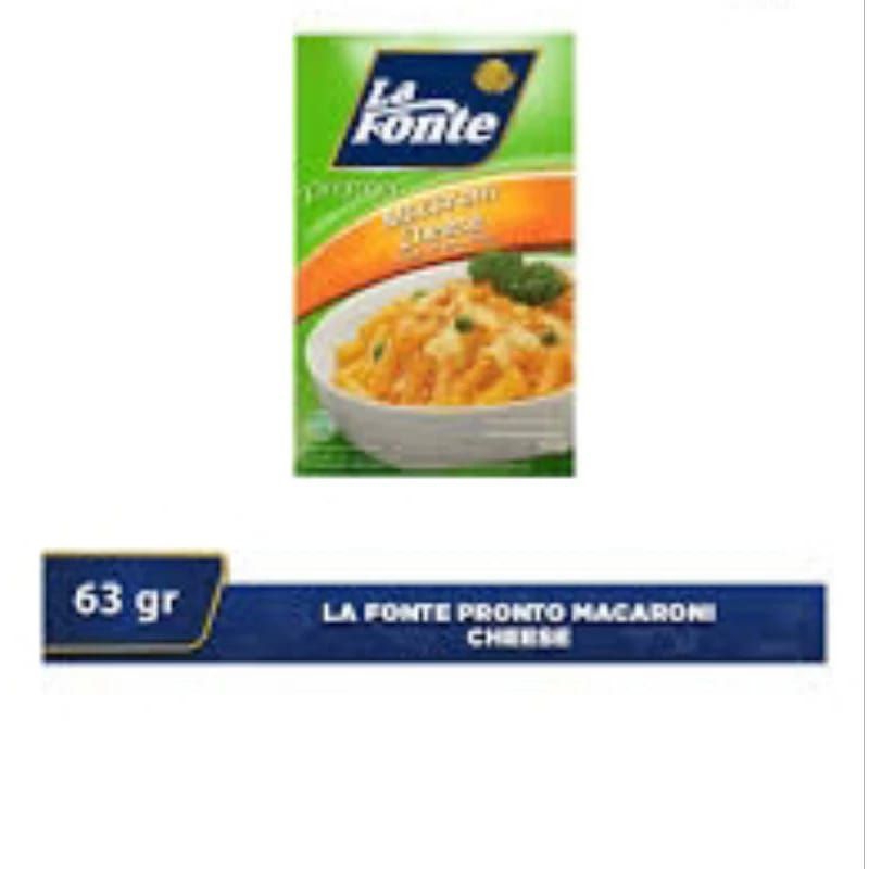 

La Fonte Pronto Macaroni With Cheese 63gr Makaroni keju